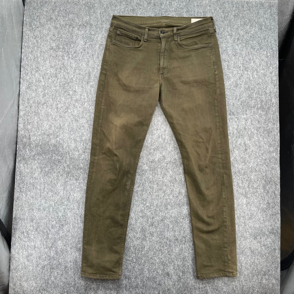 Rag & Bone Jeans Mens 34x32 Fit 2 Slim Fit Olive Green
